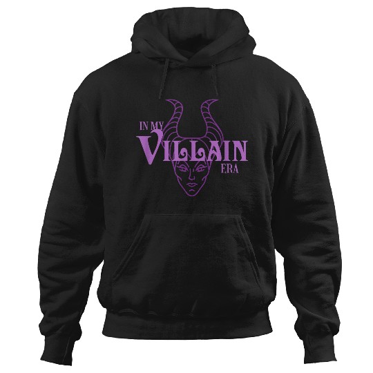 Disney Villains In My Villain Era Maleficent Text Logo Hoodies