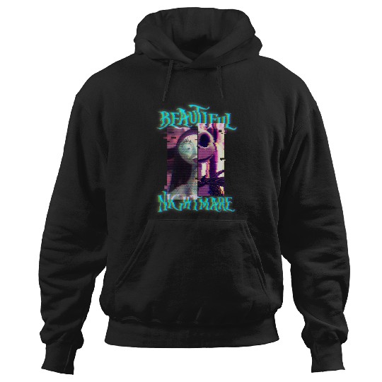 Disney The Nightmare Before Christmas Jack And Sally Glitch Hoodies