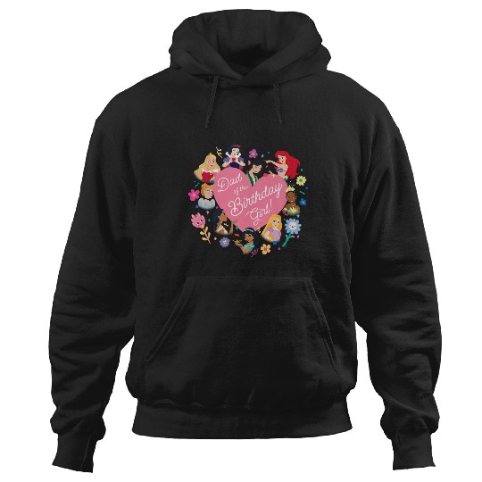 Disney Princess Family Heart Dad of the Birthday Girl Hoodies