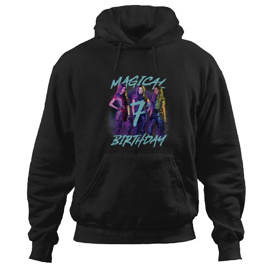 Disney Descendants 3 Magical 7th Birthday Group Poster Hoodies