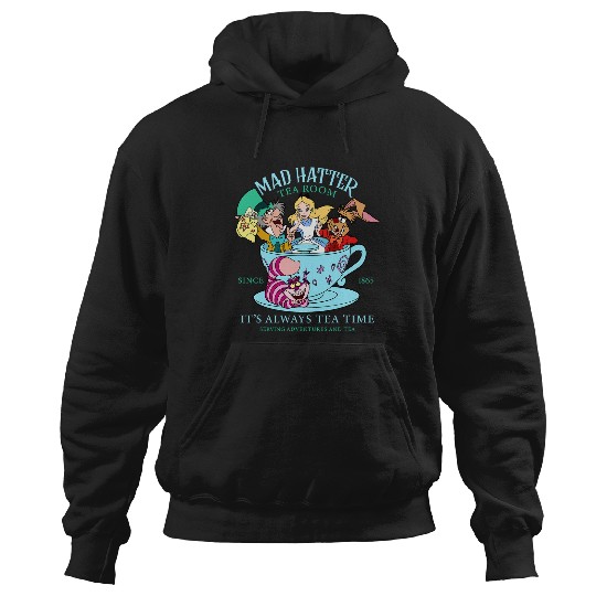 Vintage Alice in Wonderland Hoodies, Mad Hatter Hoodies, Tea Party Hoodies, Disney Family Vacation, Disneyland Trip