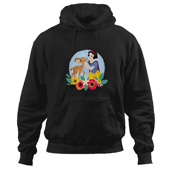 Disney Princess - Floral Snow White Deer Hoodies