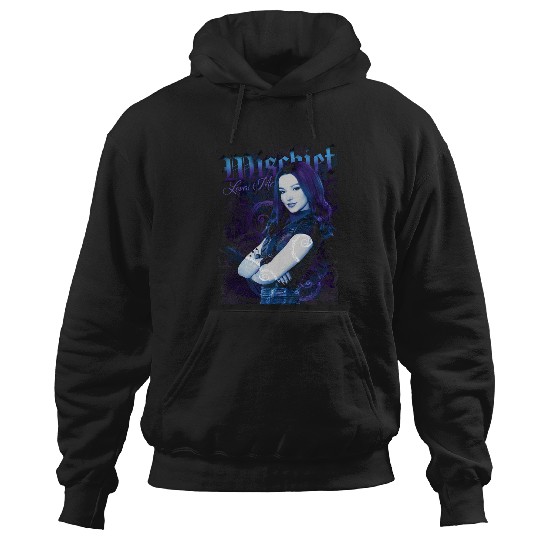 Disney Descendants 3 Mal Mischief Loves Me Poster Hoodies