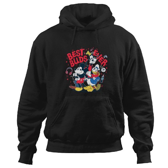 Disney Mickey Mouse Donald Duck Goofy Best Buds Ever Friends Hoodies