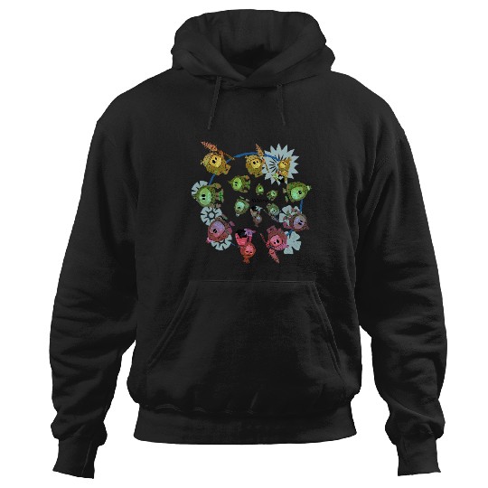 Disney Moana Kakamora Pirates Tribe Swirl Colorful Poster Hoodies