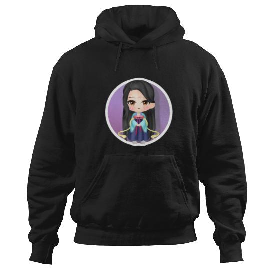 Girl and a Fox 2 Sticker: Disney Mulan Anime Mushu, Mulan and Mushu Hoodies