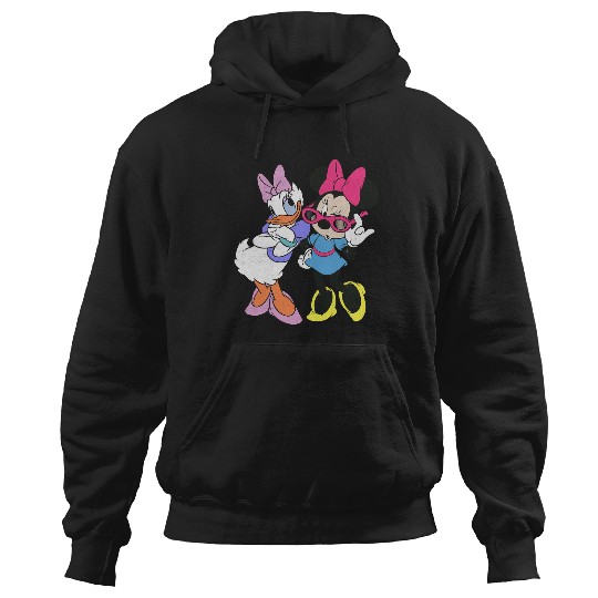 Disney Mickey And Friends Daisy & Minnie Fashion , Grey, Small Hoodies