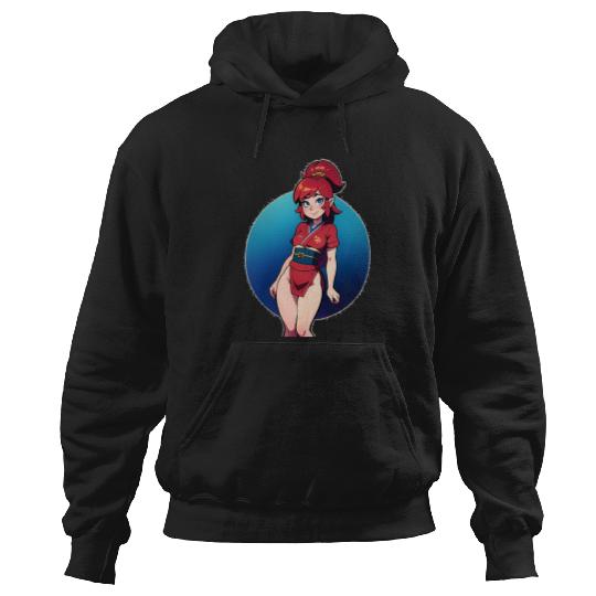 Chinese warrior princess Sticker: Disney Mulan Anime Mushu, Mulan and Mushu Hoodies