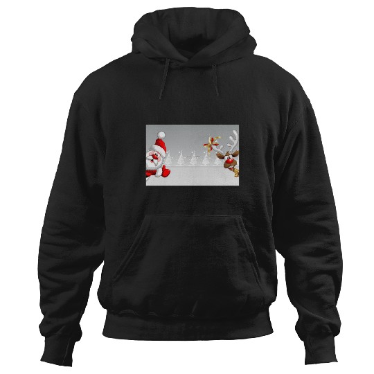 Santa Rudolph tree snow Christmas theme  : Mickey Disney Christmas, Disney Christmas Hoodies