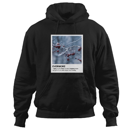 Discover Taylor Evermore Lyrics Photo Card Hoodies