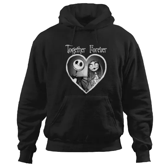 Disney Nightmare Before Christmas Together  : Jack And Sally With Friends, Halloween Party , Jack skellington Hoodies
