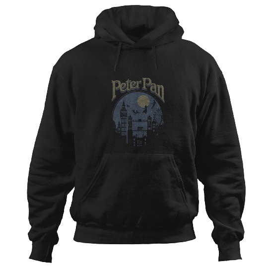 Disney Peter Pan Group Shot London Night Silhoue Hoodies