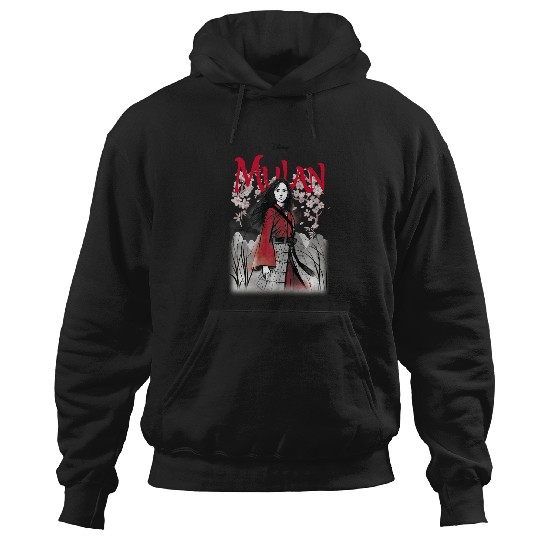 disney mulan live action mulan floral watercolor logo sweat Hoodies
