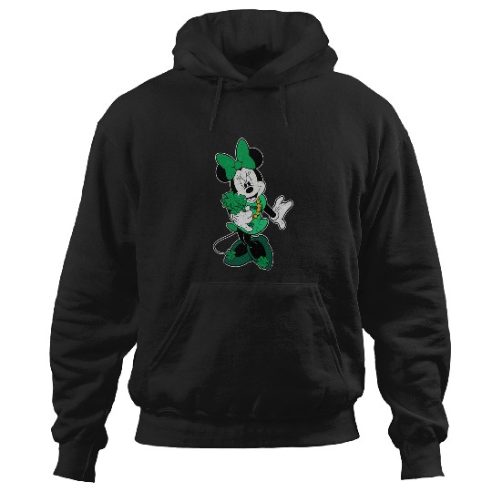Disney Retro Shamrock Minnie Mouse St. Patricks Day Hoodies