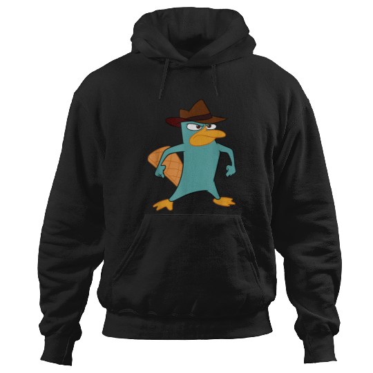 Disneyss Phineas And Ferb Perry The Platypus Bravesss Stance Hoodies