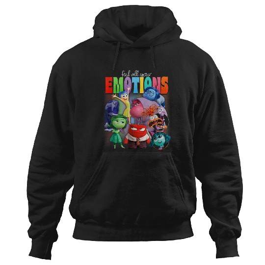 Disneyss Pixars Inside Out 2 Feel All Your Emotions Vintages Hoodies