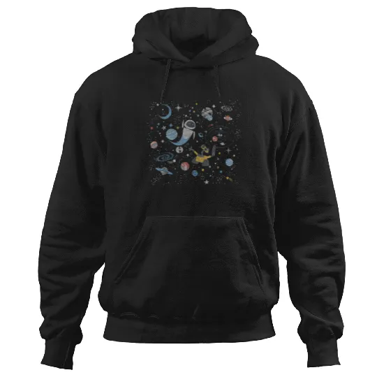 Discover Disney Wall-E & Eve In Space Hoodies