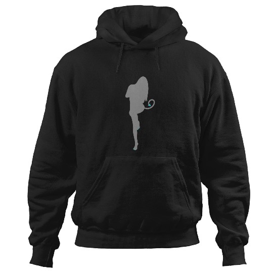 Discover Gray sensual silhouette  devil with bluish tail Halloween Sticker: Disney Elephant Dumbo, Dumbo Hoodies
