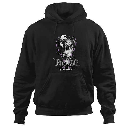 Discover Disney Nightmare Before Christmas Valentines True Love Hoodies
