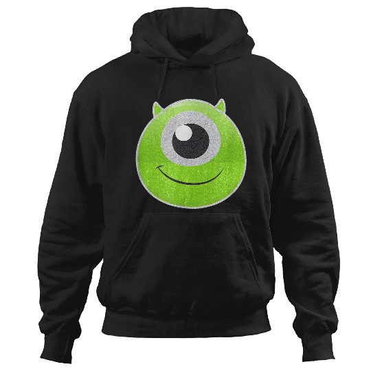 Disneyss Pixars Monsters University Mike Wazowski Big Faces Logo Hoodies
