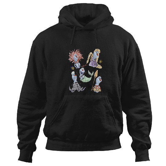 Disney Olaf Presents Classic Costume Sketches Hoodies