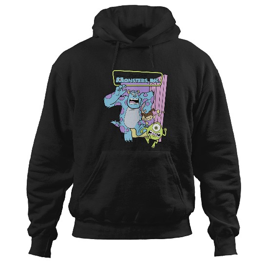 Disneyss Pixars Monsters Inc Sulley Mike Boo Best Trio Logo Hoodies