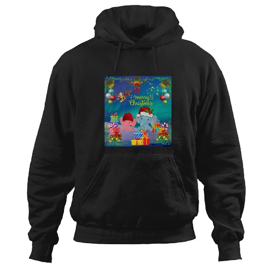 Discover Festive and Holiday Elephant Sticker5, Disney Elephant Dumbo Christmas , Dumbo Christmas Hoodies