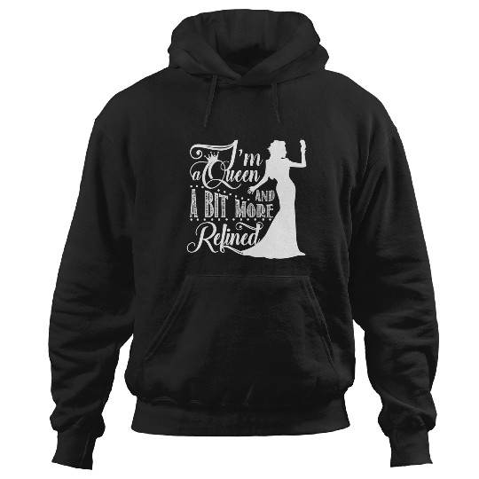 Discover I'm a queen and a bit more refined   SALE!! : Disney Villains Maleficent , Maleficent Gift S-5XL Hoodies