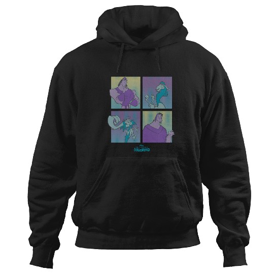 Discover Disney The Emperors New Groove Character Grid Hoodies
