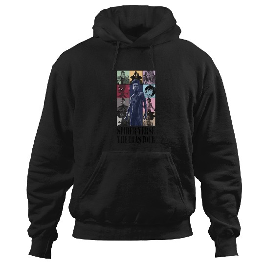 SpiderVerse Eras Tour with title Hoodies