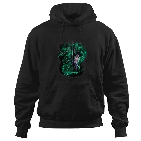 Discover disney sleeping beauty maleficent Greens dragon portrait zip Hoodies