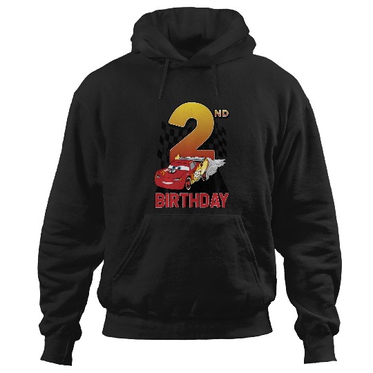 Discover Disney Pixar Cars Lightning Mcqueen 2Nd Birthday Peel Out Hoodies