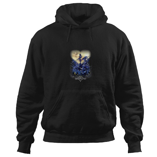 Discover Disney Kingdom Hearts Group Shot Logo Tank Top Hoodies