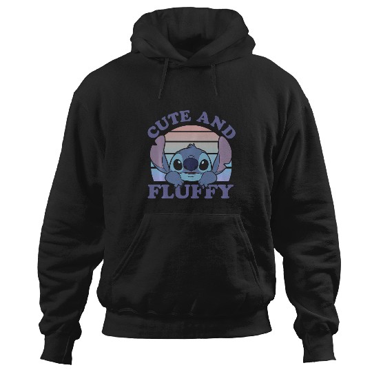 Discover Disney Lilo Stitch 626 Stitch Day Cute And Fluffy Portrait Hoodies