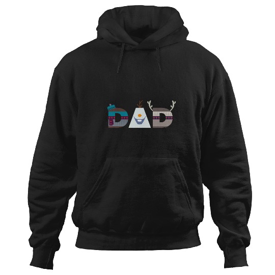 Discover Disney Frozen Olaf Sven Kristoff Father’s Day Birthday Dad Hoodies