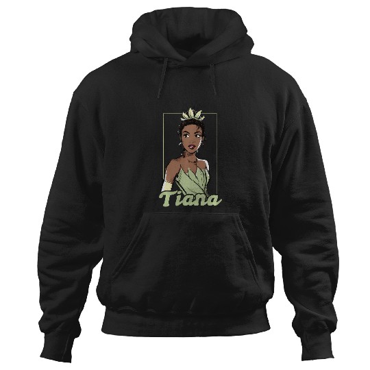 Discover Disney The Princess And The Frog Tiana Sketch Portrait Hoodies