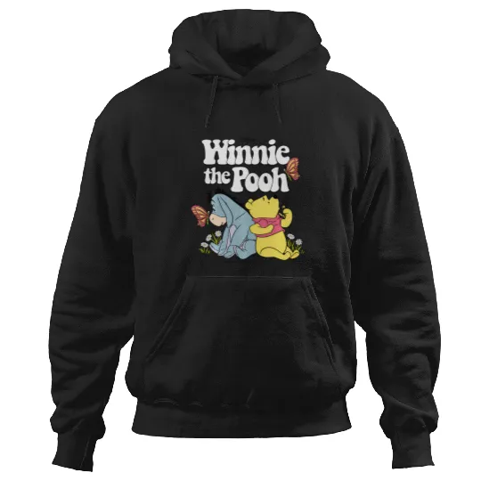 Discover Disney Winnie The Pooh - Retro Eeyore And Pooh Hoodies