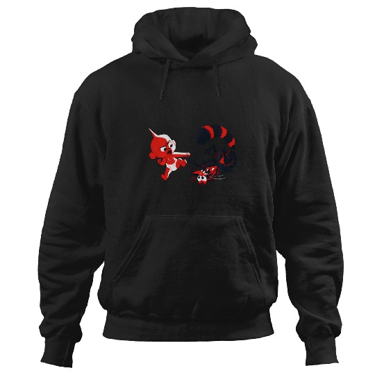 Discover Disney Pixar Incredibles Angry Jack-Jack Vs. Racoon Hoodies