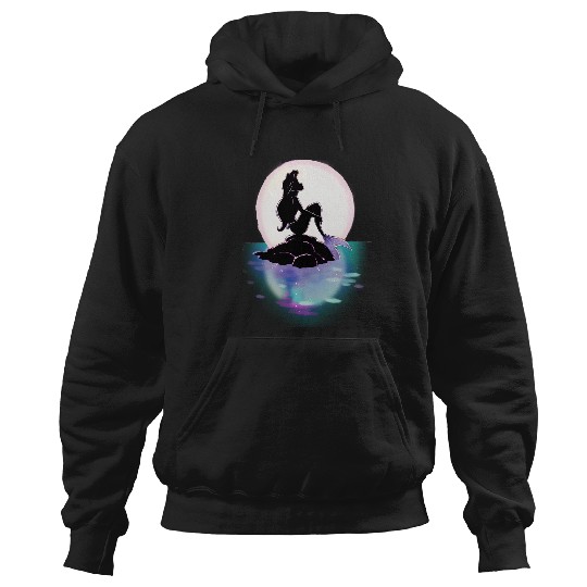 Discover Disney Little Mermaid Ariel Colorful Sunset Moon Hoodie Hoodies