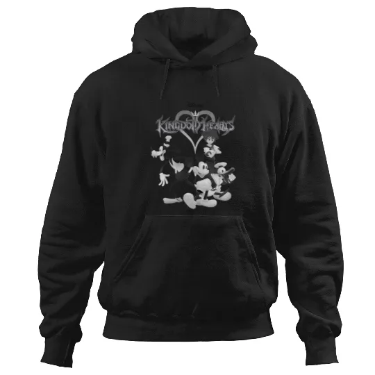 Disney Kingdom Hearts Retro Vintage Bw Sora Disney Crew Hoodies