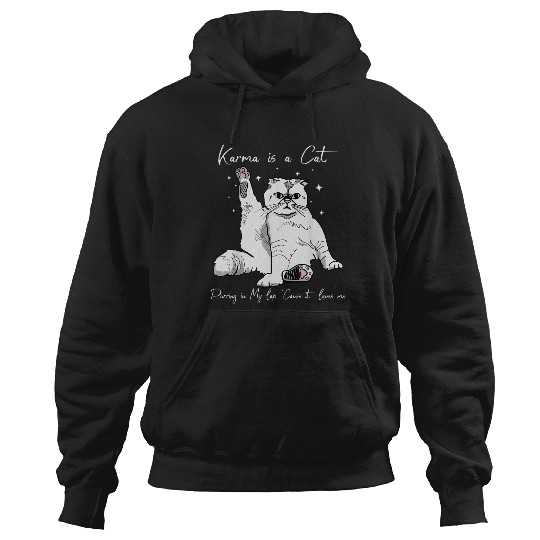 Discover Karma Is A Cat Purring In My Lap Cause It Loves Me Cat Lover  : The Eras Tour Taylor Merch,  Taylor Version , Taylor  Beautiful Vintage Taylor S - 5XL Hoodies