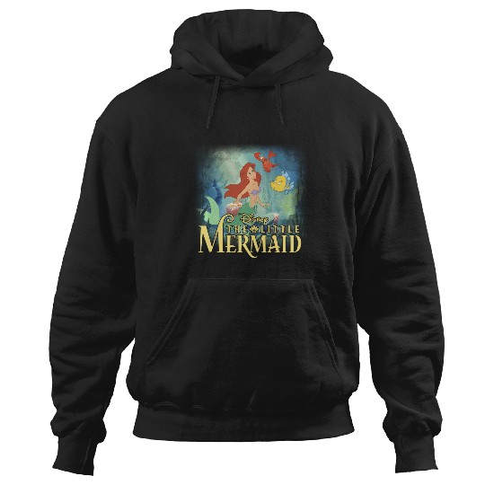 Discover Disney The Little Mermaid Classic Vintage Movie Cover Photo Hoodies