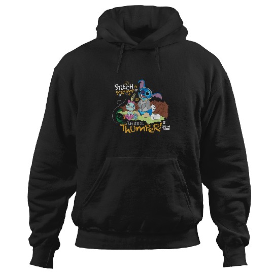 Disney 100 Stitch in Costume Bambi They Call Me Hoodies