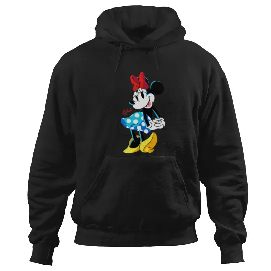 Disney Minnie Mouse Polka-Dot Skirt Cute Retro Vintage Pose Hoodies