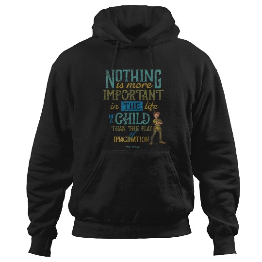Discover Disney 100 Walt Disney Quote Imagination Peter P Hoodies