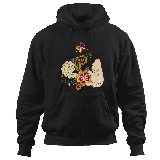 Disneyss Winnie The Pooh Cute Paisley Cupcake Floral Hoodies