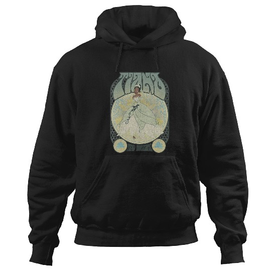 Disney The Princess & The Frog Tiana Seventies Retro Poster V-Neck Hoodies