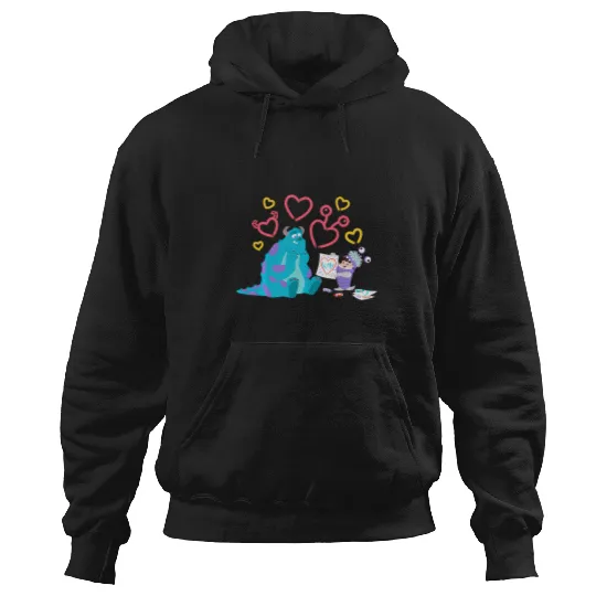 Disney And Pixars Monsters Inc. Sulley And Boo Kitty Hoodies