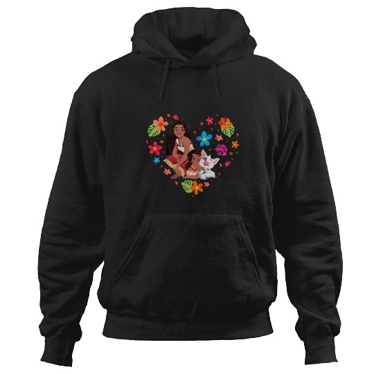 Discover Disney Moana 2 Moana Simea and Pua Tropical Heart Sisters Hoodies