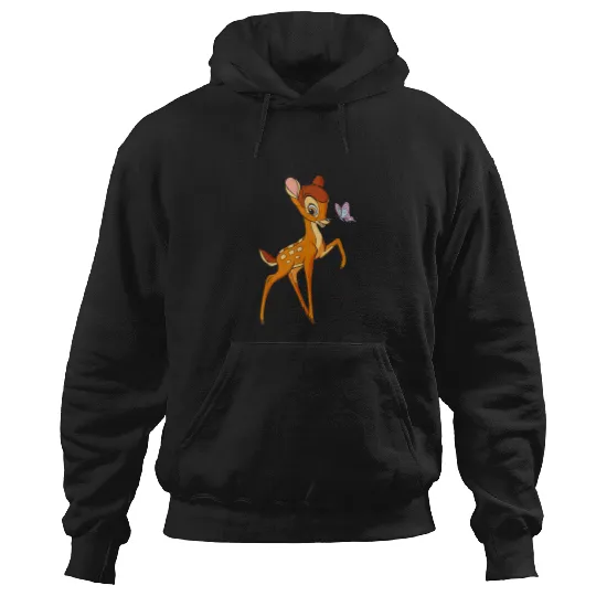 Disney Bambi Young Bambi Classic Cute Happy Pose Hoodies